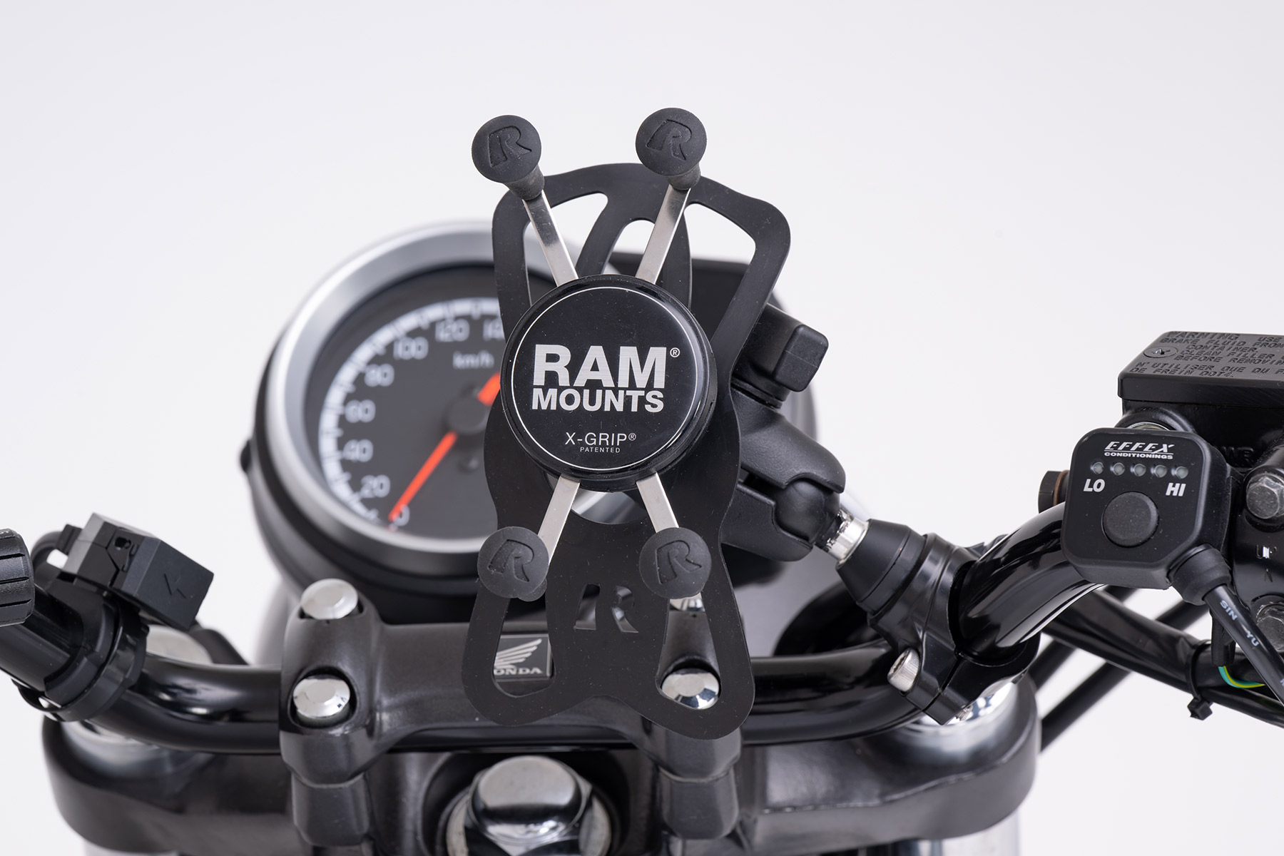RAM MOUNTS Xグリップ(S)＆PLOT防振クランプセット(ショートアーム) 1インチボール