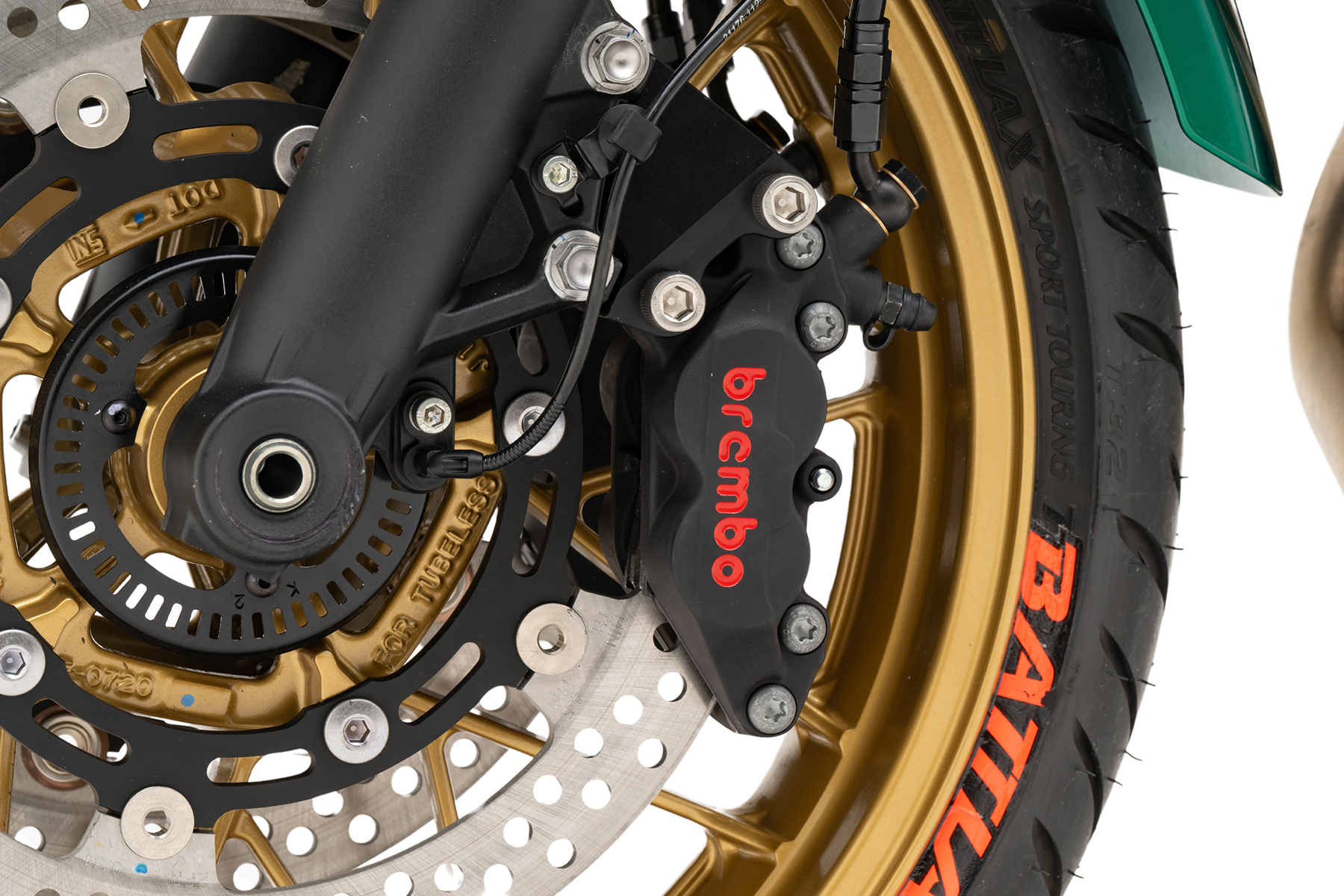 BREMBO P4-40C アキシャル 4P キャリパー ブラックアルマイト レッドロゴ 左 φ30/34 取付ピッチ:40mm