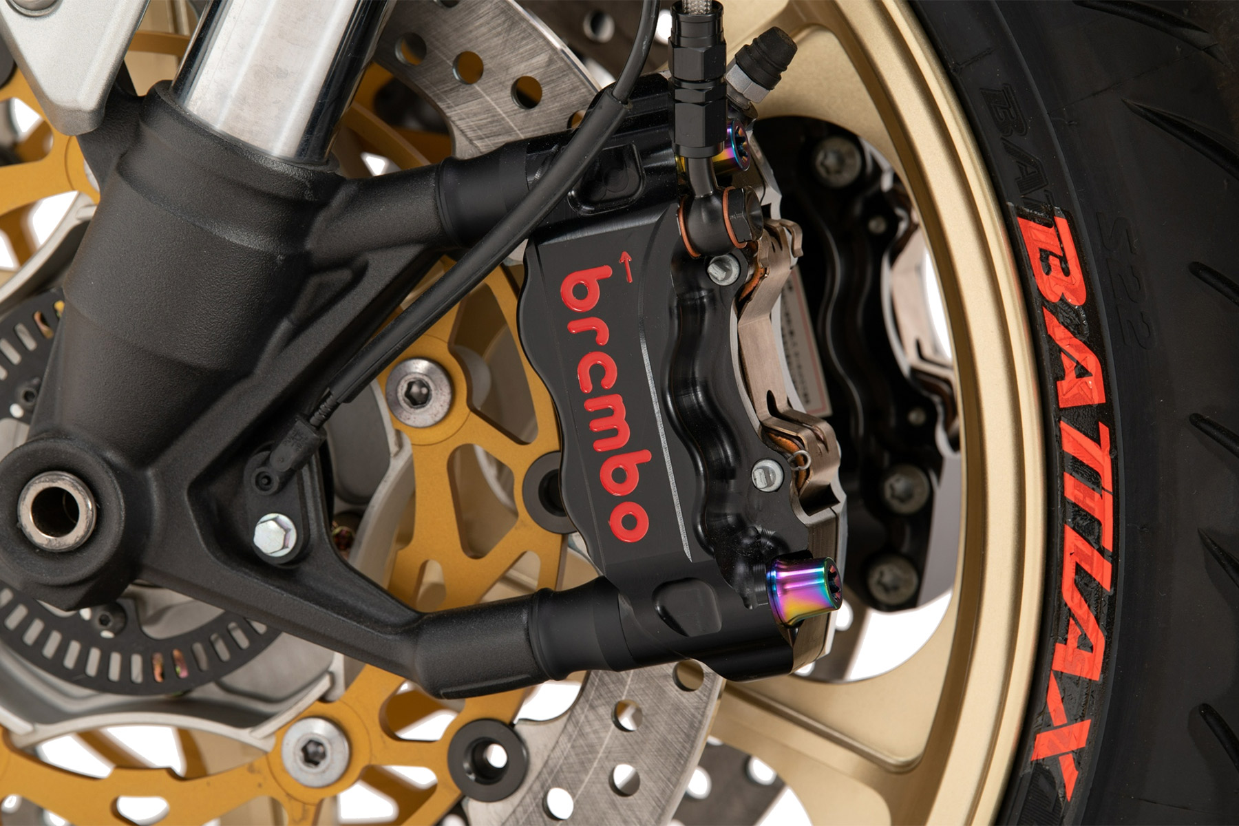 BREMBO GP4-RB ラジアル CNC 4P キャリパー ブラックアルマイト レッドロゴ 左右セット φ30/34 取付ピッチ:108mm